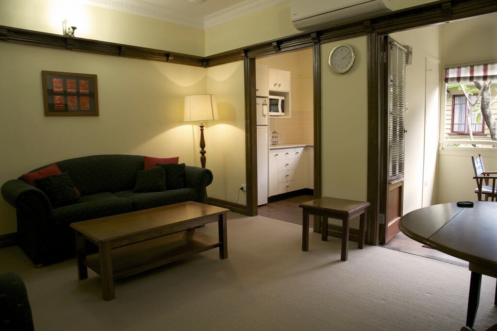 Furnished suite living room